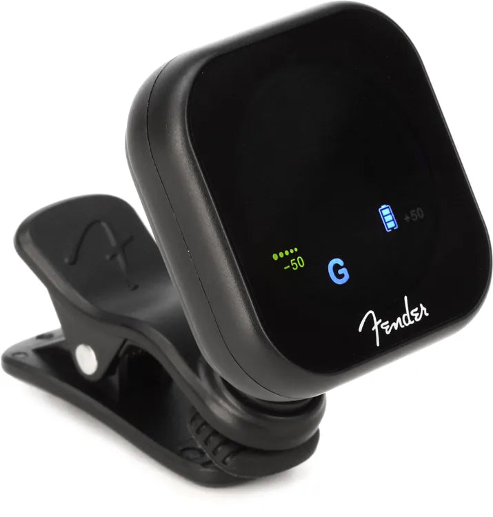 Fender Flash 2.0 Clip-On Tuner – Rechargeable Chromatic Tuner