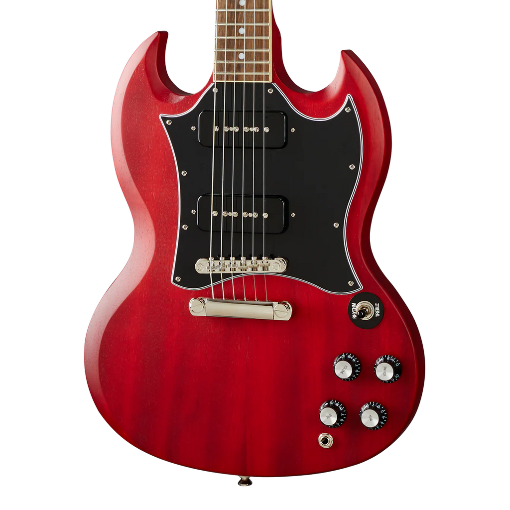 EPIPHONE SG CLASSIC WORN P90-WORN CHERRY