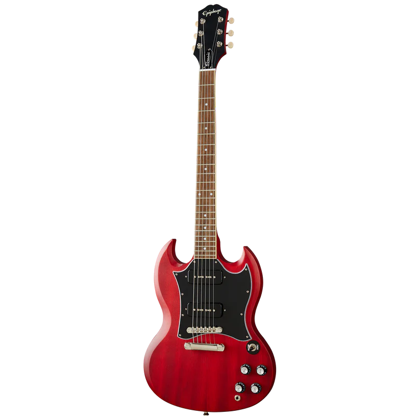 EPIPHONE SG CLASSIC WORN P90-WORN CHERRY