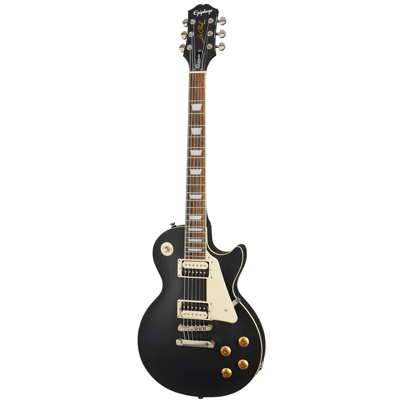 EPIPHONE LES PAUL CLASSIC WORN-WORN EBONY