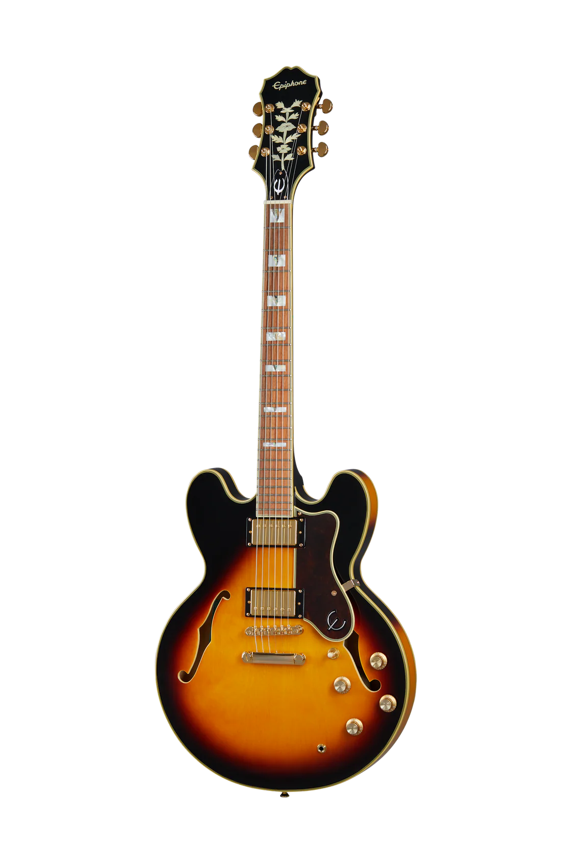 Epiphone Sheraton II Pro Vintage Sunburst Semi Hollow Electric Guitar