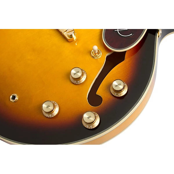 Epiphone Sheraton II Pro Vintage Sunburst Semi Hollow Electric Guitar