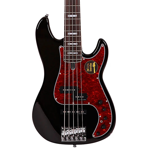 Sire Marcus Miller 2nd Gen P7 Alder 5-String Fretless Bass, Black