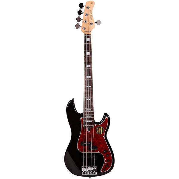 Sire Marcus Miller 2nd Gen P7 Alder 5-String Fretless Bass, Black