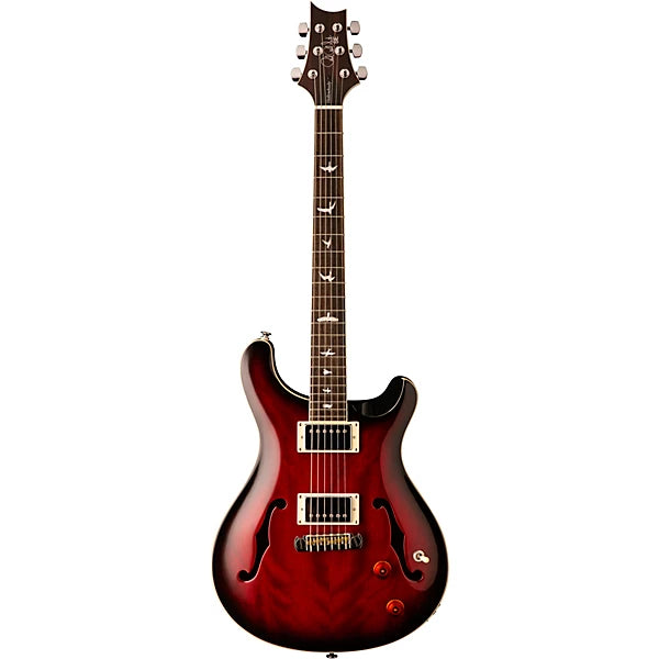 PRS HBECBFR SE Hollowbody Standard Fire Red Burt