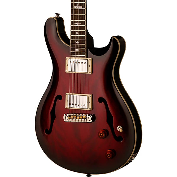 PRS HBECBFR SE Hollowbody Standard Fire Red Burt