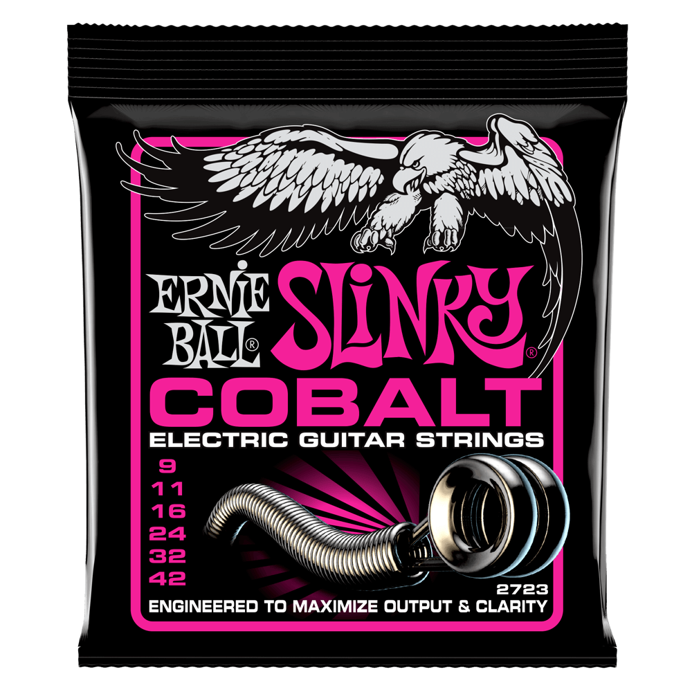 Super Slinky Cobalt Electric Guitar Strings 9-42 Gauge