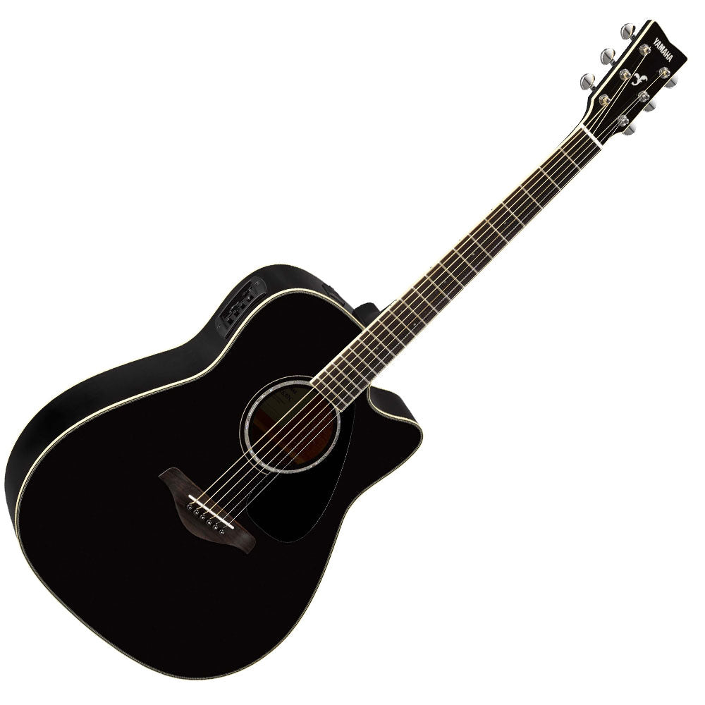 YAMAHA FGX800C BLK ACOUSTIC GUITAR