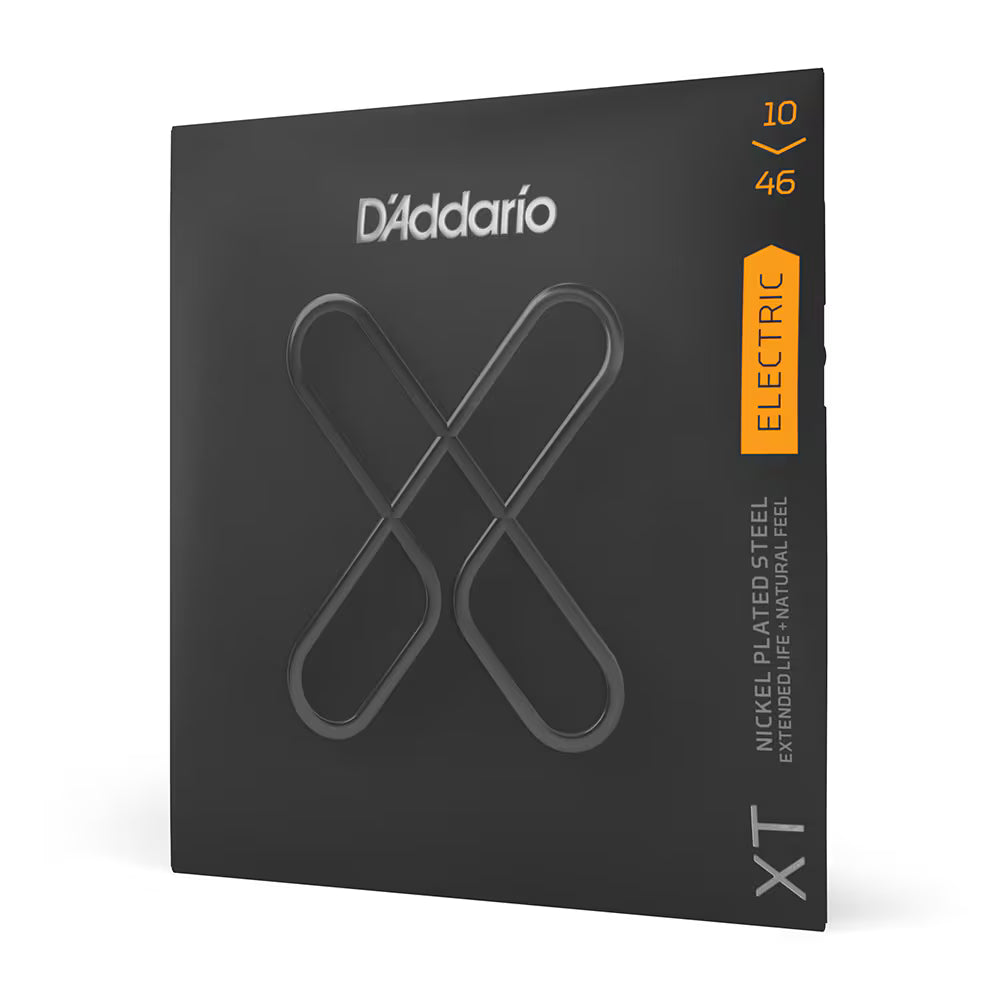 D’Addario XT Nickel 10–46 Electric Guitar Strings – Long-Lasting Coated Tone
