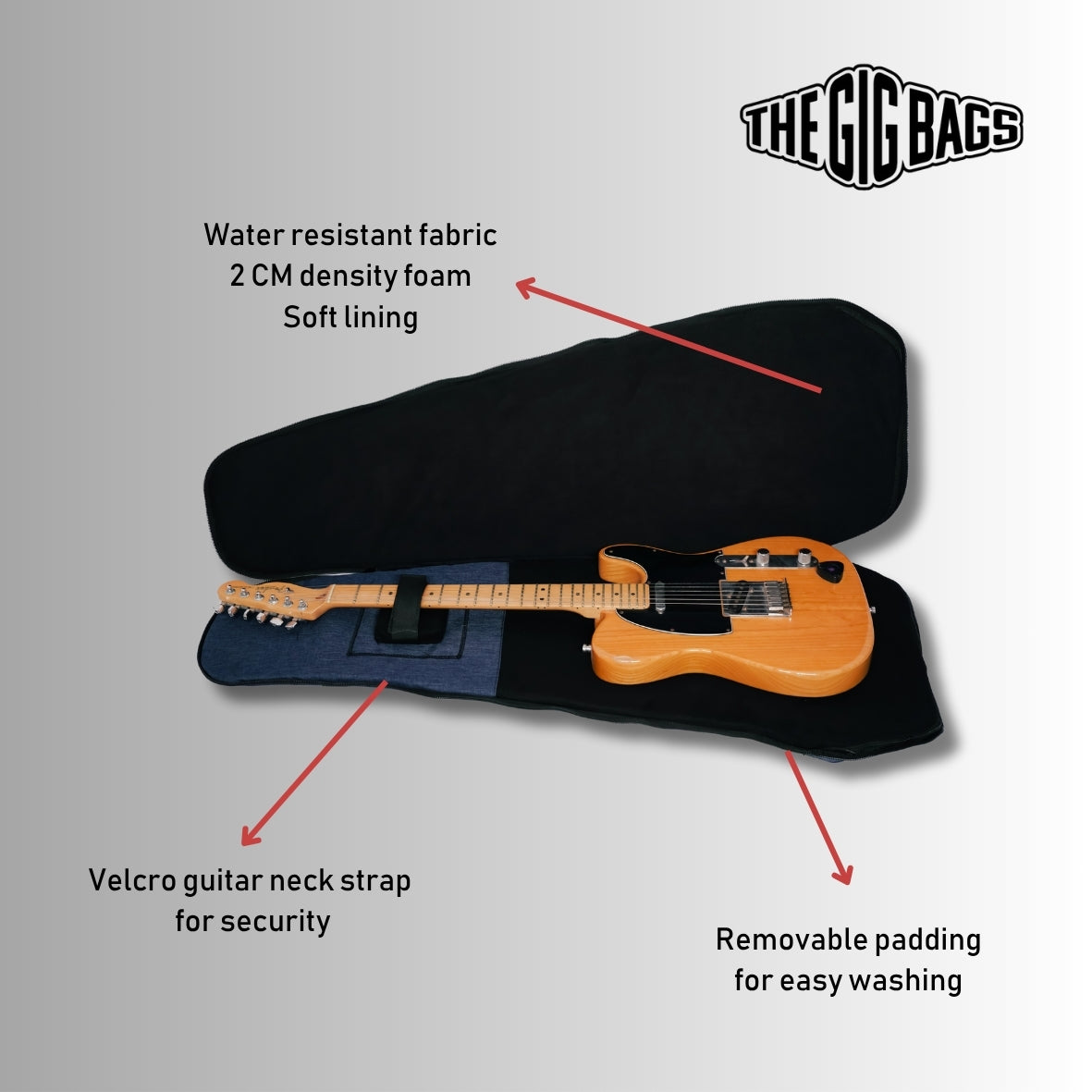THE GIG BAGS - ELECTRIC GUITAR CASE