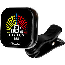 Fender Flash 2.0 Clip-On Tuner – Rechargeable Chromatic Tuner