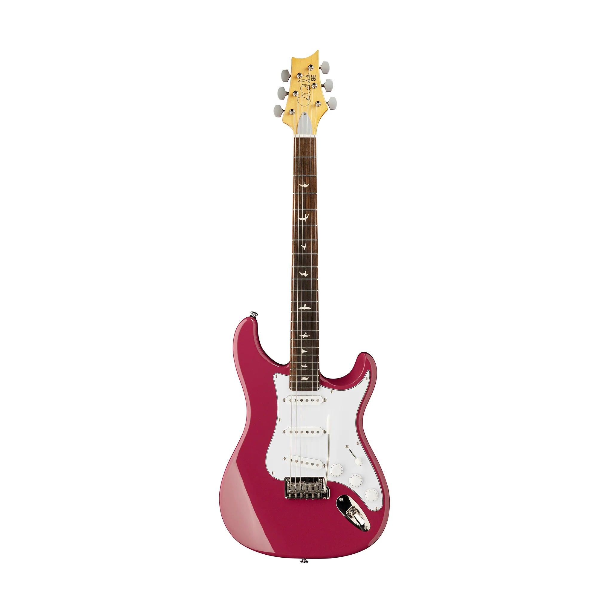 PRS SE Silver Sky Dragon Fruit Electric Guitar | John Mayer Signature Model