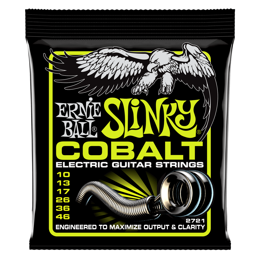 Regular Slinky Cobalt Electric Guitar Strings 10-46 Gauge