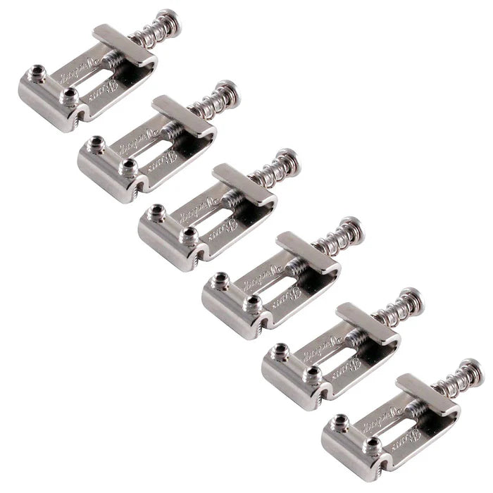 Raw Vintage Pure Steel Saddles – Authentic 50s Strat Vintage Tone
