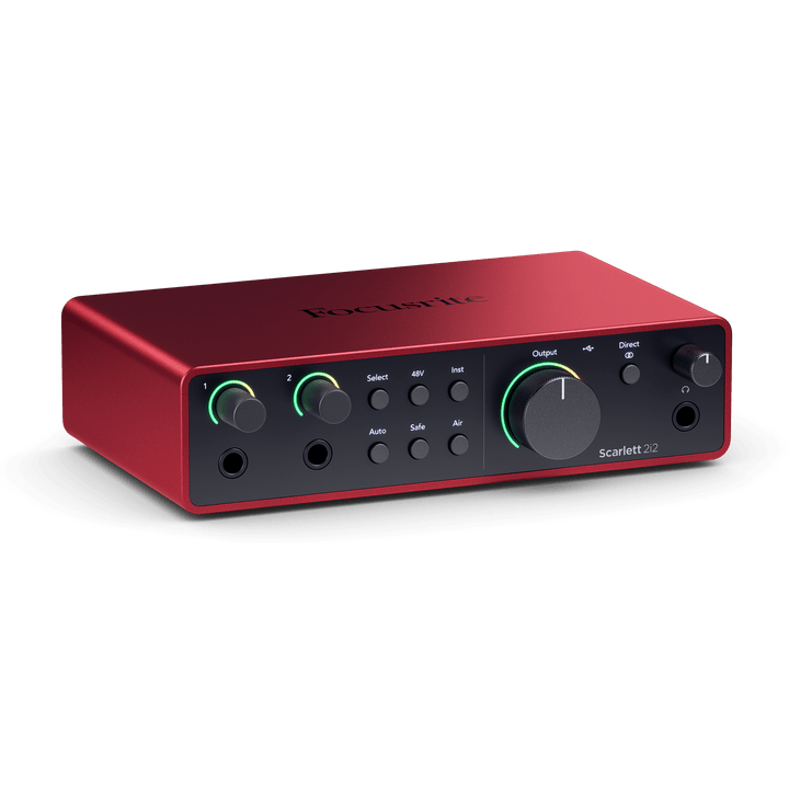 Focusrite Scarlett 2i2 Studio 4th Gen Recording Bundle | USB Audio Interface, Condenser Mic & Headphones
